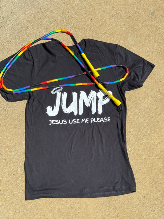 J.U.M.P. Tee — “Jesus Use Me Please”
