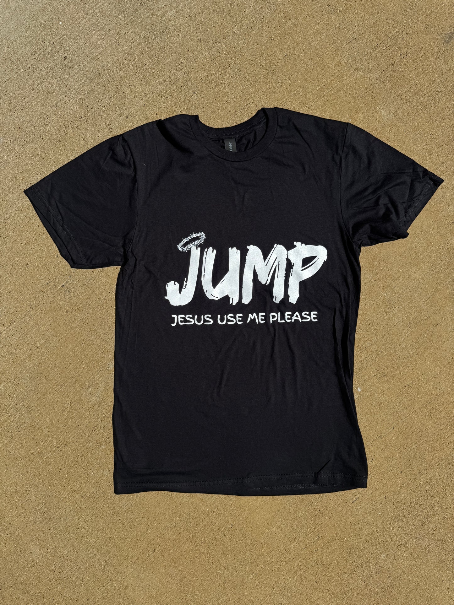 J.U.M.P. Tee — “Jesus Use Me Please”